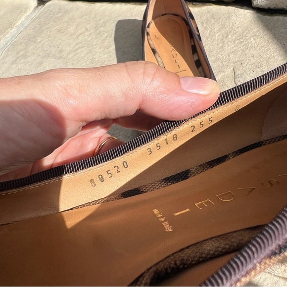 Casadei animal print ballets flats made in Italy Sz 8 - Picture 3 of 10